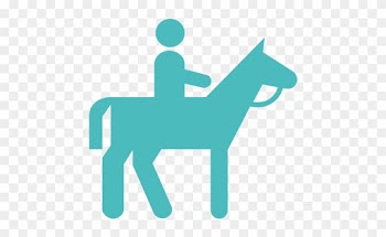 Cheval Dans Les Vosges - Horse Rider Baby Blanket