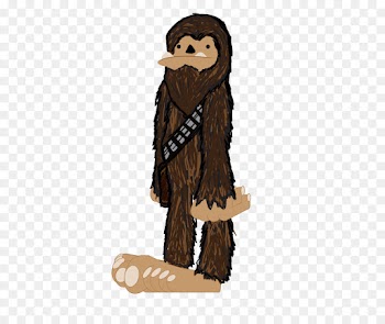 Chewbacca, Bigfoot, Cosplay, Brown PNG