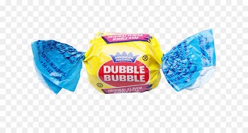 Chewing gum Dubble Bubble Bubble gum Plastic - chewing gum 