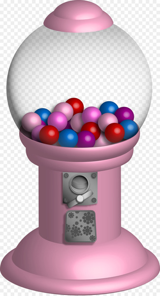 Chewing gum Gumball Watterson Gumball machine Bubble gum Clip art - pink cartoon 