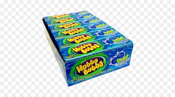 Chewing gum Hubba Bubba Gum Sour Blue Raspberry Blue raspberry flavor Bubble Tape - chewing gum 