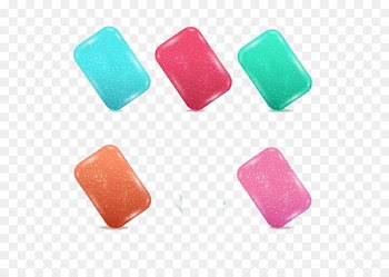 Chewing gum Lollipop Gummi candy - Colorful gum 