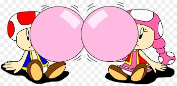 Chewing gum Toad Bubble gum Dubble Bubble Video Games - chewing gum 