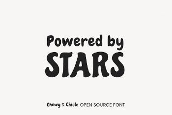 Chewy & Chicle open source | Free Font Add-on - rawpixel