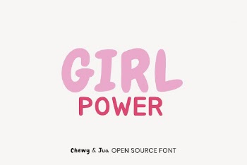 Chewy & Jua open source | Free Font Add-on - rawpixel