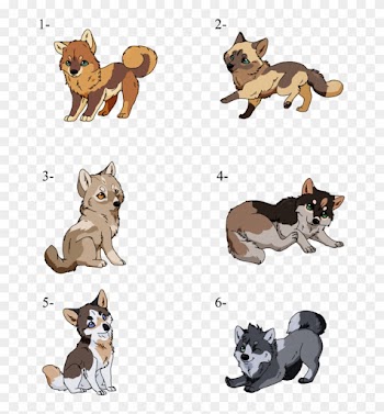 Chibi Adoptables Closed By Lewkat Chibi Adoptables - Wolf Pup Chibi