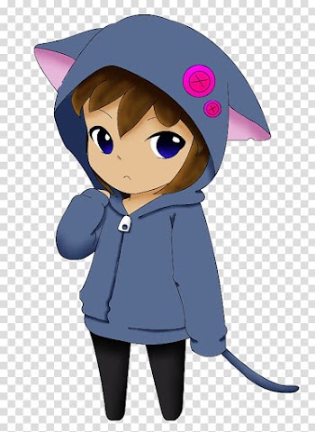 Chibi Anime Drawing , Anime Cat Pics transparent background PNG clipart