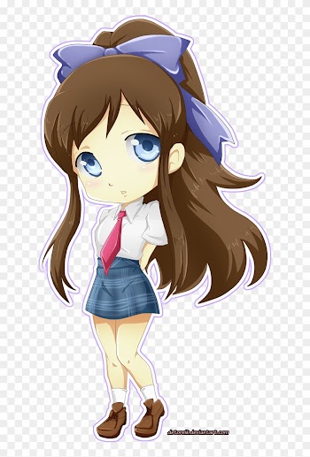 Chibi Anna Drawn By Diana - Chibi High School Girl