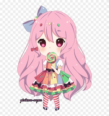 Chibi At By Pinkuu-nyan - Candy Chibi Girl Transparent