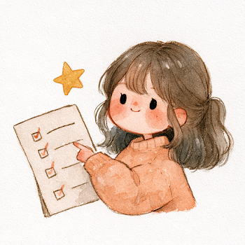Chibi Character Celebrating Small Victories