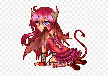 Chibi Devil Girl - Chibi Devil Girl Red
