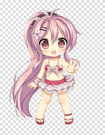 Chibi Drawing Anime, Chibi transparent background PNG clipart
