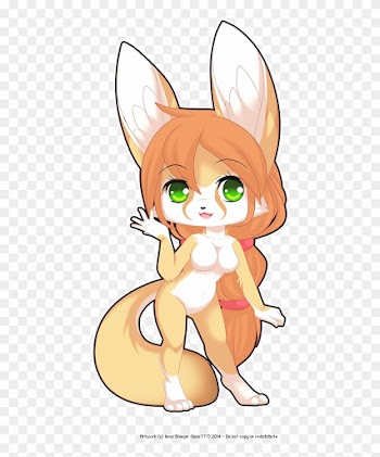 Chibi Fennec Girl - Fennec Fox Furry Girl