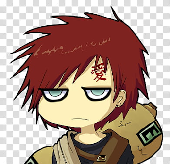 Chibi Gaara transparent background PNG clipart | HiClipart