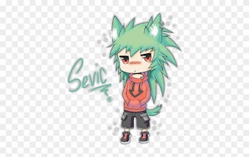Chibi Human Sevic By Deerzii - Draw Wolf Human Chibi