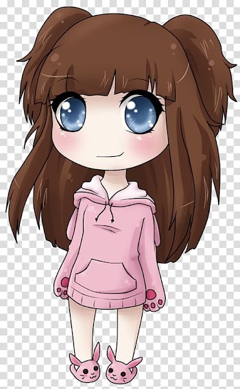 Chibi Mangaka Drawing Anime, Chibi transparent background PNG clipart