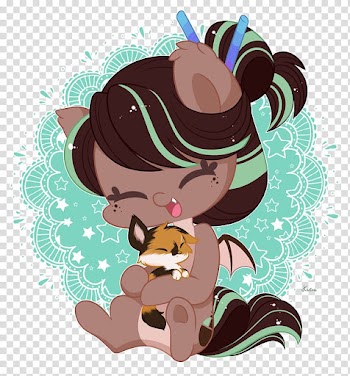 Chibi Pony, mid autumn hand-painted moon cake transparent background PNG clipart