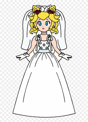 Chibi-usa By Katlime - Princess Peach Dress Ripped