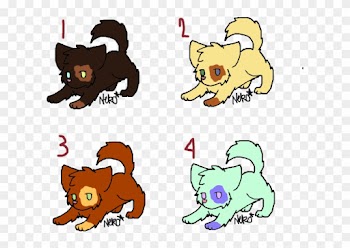 Chibi Wolf Adopts - Cartoon