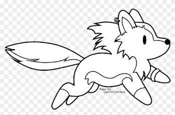 Chibi Wolf Base By Queencarolina On Deviantart - Cute Wolf Drawing Bases