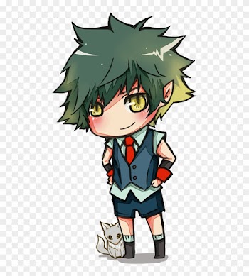 Chibi Wolf By Natsupi - Wolf And Boy Chibi