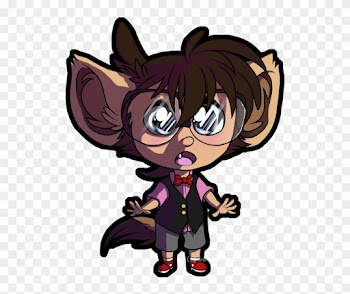 Chibi Wolf Conan - Cartoon