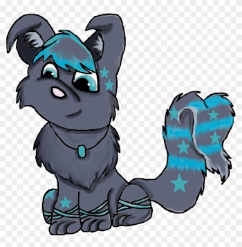 Chibi Wolf Couple - Gray Wolf