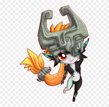 Chibi Wolf Link And Midna - Legend Of Zelda Midna Chibi