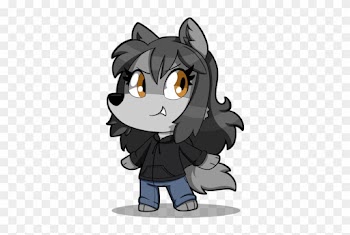 Chibi Wolf Star By Silvishinystar - Cartoon