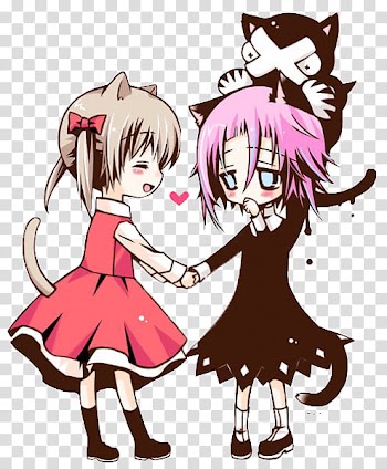 Chibis, anime character women transparent background PNG clipart