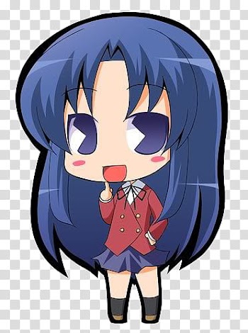 Chibis ZIP, anime girl character illustration transparent background PNG clipart