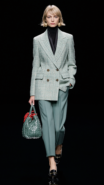 Chic Modern Fashion Look on the Runway