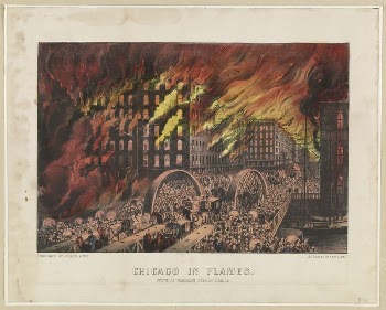Chicago in flames: Scene at Randolph | Free Photo - rawpixel
