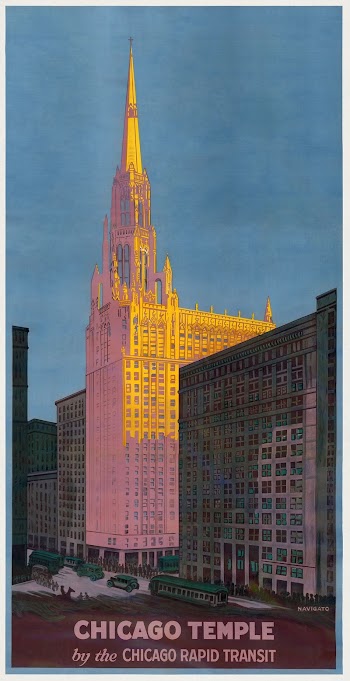 Chicago Temple by the Chicago | Free Photo Illustration - rawpixel