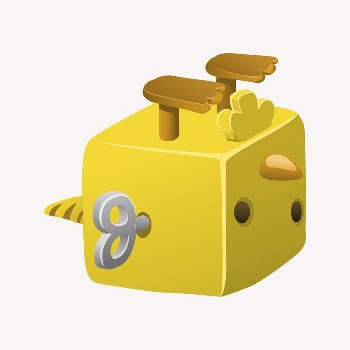 Chick cubimal clipart, Glitch game | Free Vector - rawpixel