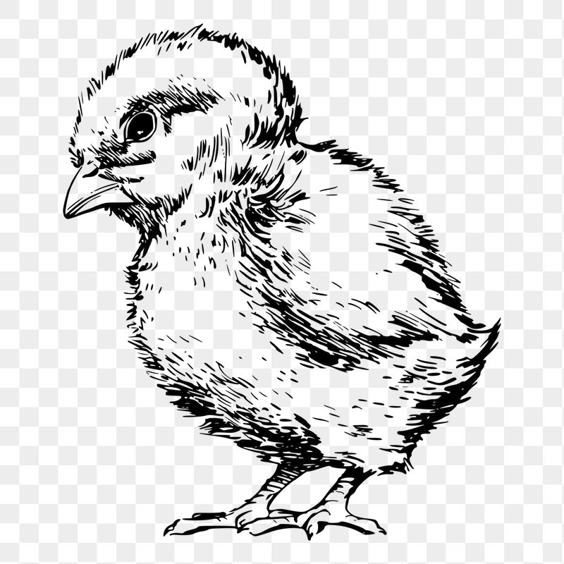 Chick png sticker, vintage animal | Free PNG - rawpixel