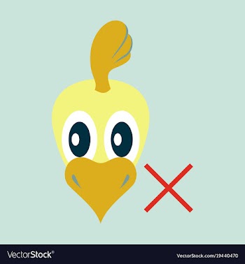 Chicken bird engraving drawn flat vector image
