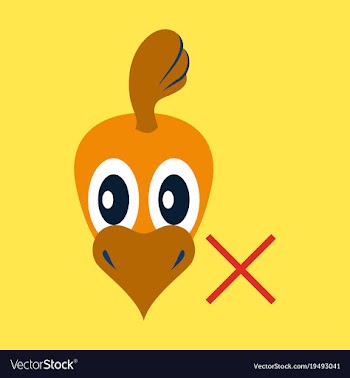 Chicken bird engraving drawn flat vector image