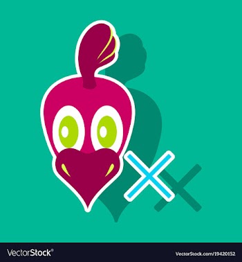 Chicken bird engraving drawn sticker vector image
