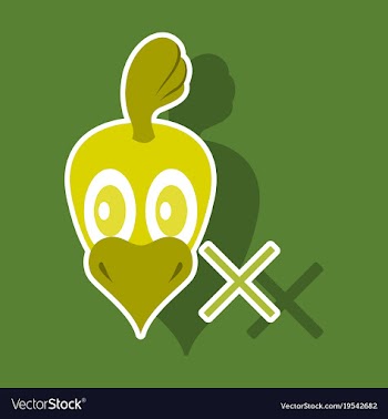 Chicken bird engraving drawn sticker vector image
