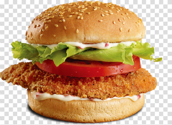 Chicken Burger PNG Picture
