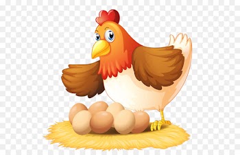 Chicken Clip art - Hen and eggs 