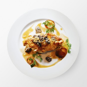 Chicken dinner on plate, food | Free PSD - rawpixel
