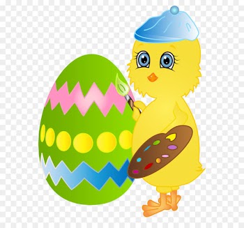 Chicken Easter egg Egg decorating Dye - Easter Chicken Painting Egg PNG Clip Art Image 