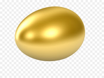 Chicken egg Gold Clip art - Golden eggs 