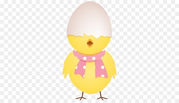 Chicken Eggshell Clip art - Cute little yellow chicken 
