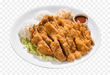 Chicken katsu Cuisine of Hawaii Spam musubi Barbecue Macaroni salad - rice bowl 