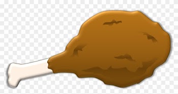 Chicken Leg Clipart - Fried Chicken Leg Cartoon