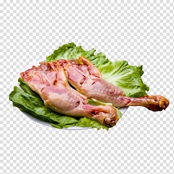 Chicken Leg Leaf vegetable Chicken meat, Dried chicken drumsticks transparent background PNG clipart