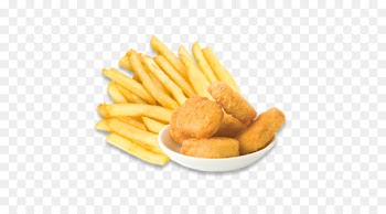 Chicken nugget French fries Doner kebab Buffalo wing - Chicken And Chips 